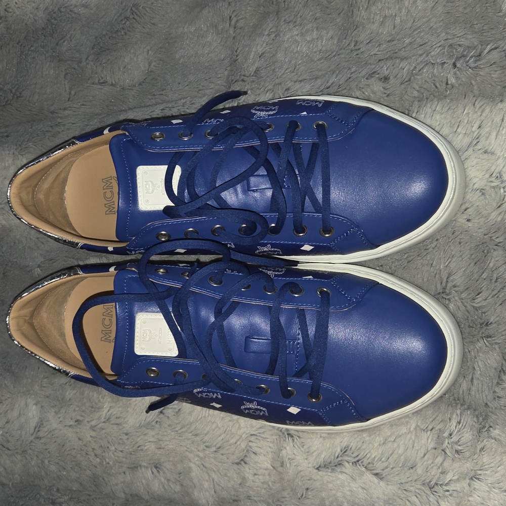 MCM Blue Sneakers